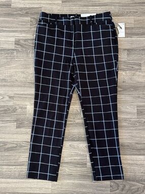 NWT Liz Claiborne Emma ankle length mid rise pant women’s sz 8